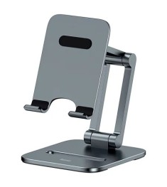 Держатель настольный для телефона Baseus Desktop Biaxial Foldable Metal Stand (G..