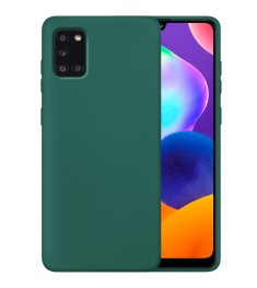 Силикон Original 360 Case Samsung Galaxy A31 (Тёмно-зелёный)