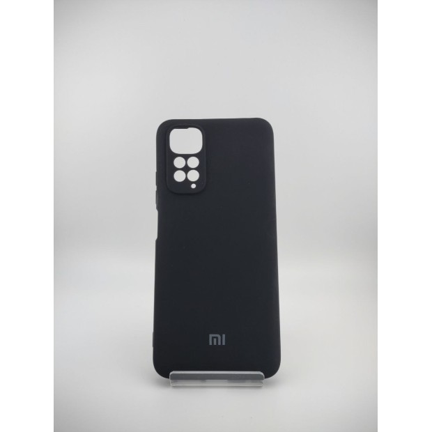 Силикон Original 360 ShutCam Case Logo Xiaomi Redmi Note 11 / Note 11S (Чёрный)