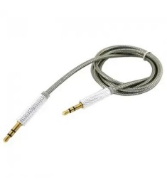 Кабель-AUX Walker A730 (3.5mm to 3.5mm) (Серый)