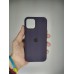 Силикон Original Round Case Apple iPhone 12 / 12 Pro (Eggplant)