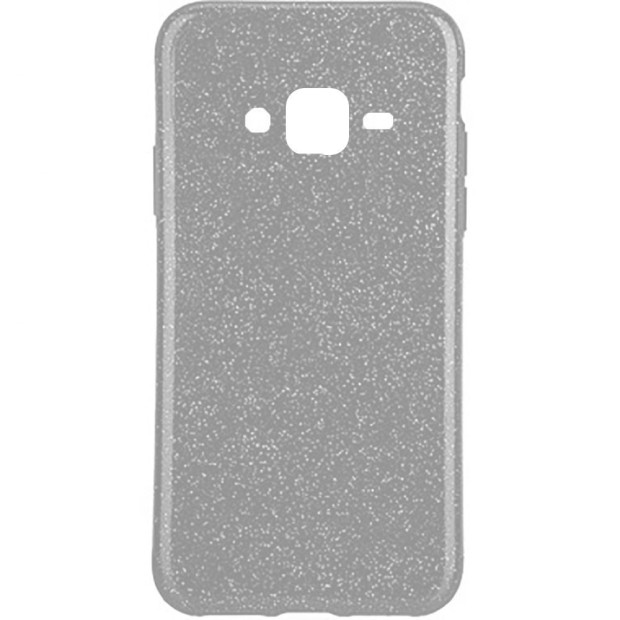 Чехол Силикон Glitter для Samsung Galaxy J7 (2015) J700 (серебрянный)