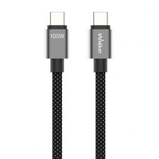 USB-кабель Walker C985 100W (1.5m) (Type-C - Type-C) (Чёрный)