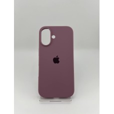 Силикон Original Round Case Apple iPhone 16 (01) Bilberry