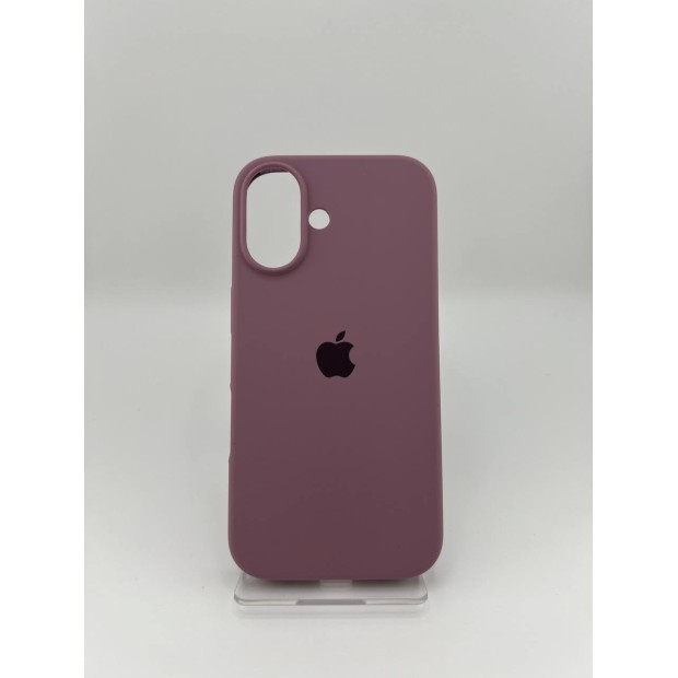 Силикон Original Round Case Apple iPhone 16 (01) Bilberry