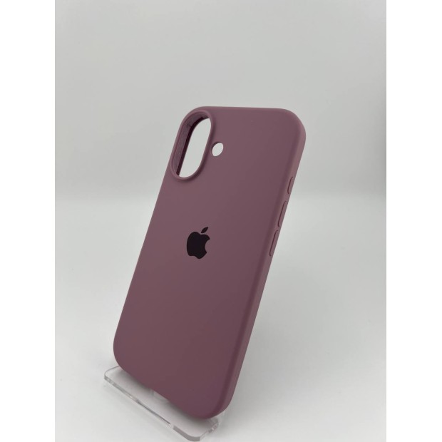 Силикон Original Round Case Apple iPhone 16 (01) Bilberry