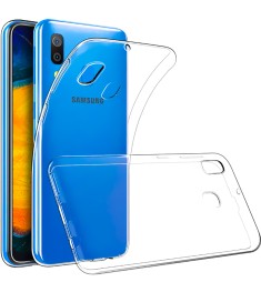 Силиконовый чехол WS Samsung Galaxy A20 / A30 (2019) (прозрачный)