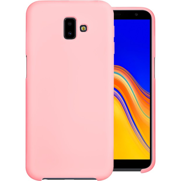Силикон Original 360 Case Logo Samsung Galaxy J6 Plus (2018) J610 (Розовый)