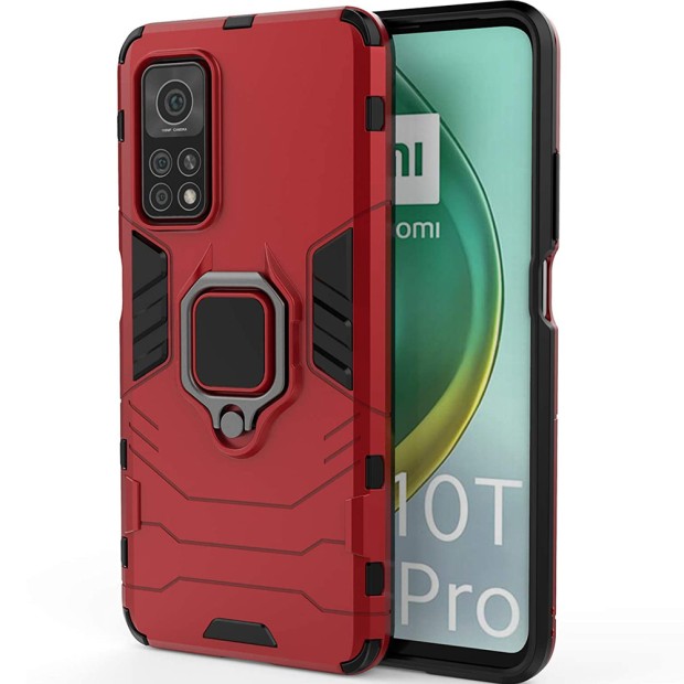 Бронь-чехол Ring Armor Case Xiaomi Mi 10T / Mi 10T Pro (Красный)