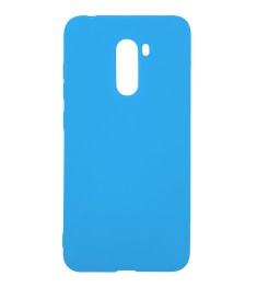 Силиконовый чехол iNavi Color Xiaomi Pocophone F1 (голубой)