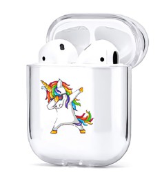 Чехол для наушников Clear Case Apple Airpods (Poni)