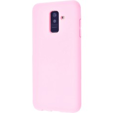 Силиконовый чехол iNavi Color Samsung Galaxy A6 Plus (2018) A605 (персик)