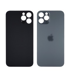 Заднее стекло корпуса для Apple iPhone 12 Pro Pacific blue (синее) (Big hole) Or..