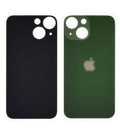 Заднее стекло корпуса для Apple iPhone 13 mini Green (зелёное) (Big hole)