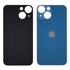 Заднее стекло корпуса для Apple iPhone 13 mini Blue (синее) (Big hole)