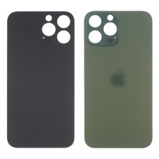 Заднее стекло корпуса для Apple iPhone 13 Pro Max Alpine green (зелёное) (Big hole)