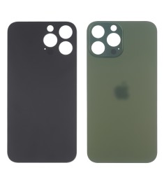 Заднее стекло корпуса для Apple iPhone 13 Pro Max Alpine green (зелёное) (Big ho..