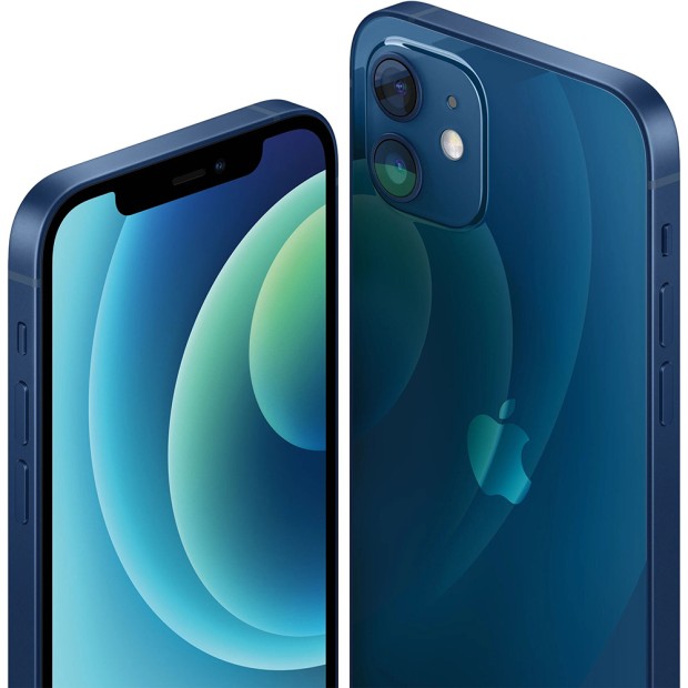 Мобильный телефон Apple iPhone 12 64Gb (Blue) (Grade A) 87% Б/У
