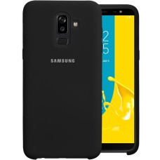 Силиконовый чехол Original Case Samsung Galaxy J8 (2018) J810 (Чёрный)