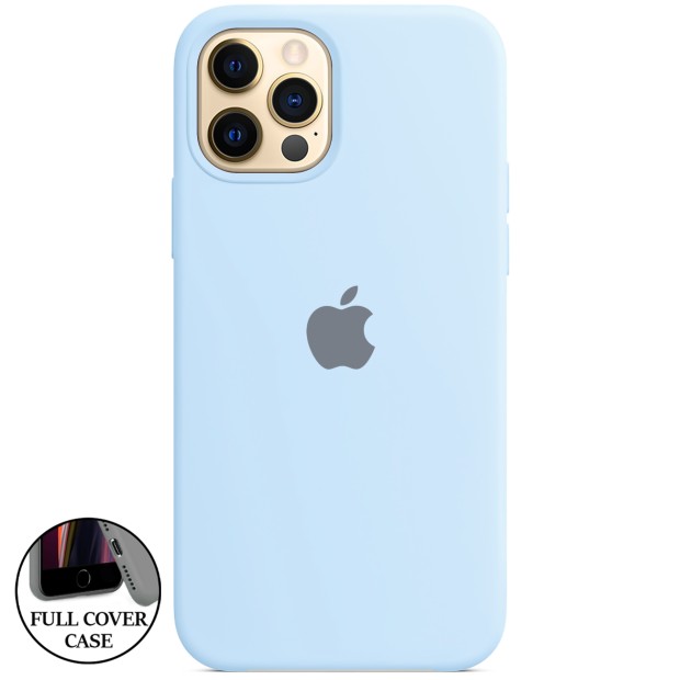 Силикон Original Round Case Apple iPhone 12 / 12 Pro (15) Lilac