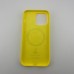 Чехол Silicone Case with MagSafe Apple iPhone 14 Pro Max (Yellow)