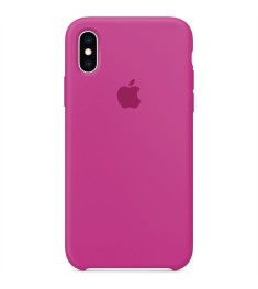 Силикон Original Case Apple iPhone X / XS (60) Fuchsia