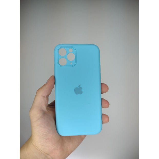 Силикон Original RoundCam Case Apple iPhone 11 Pro (20) Blue