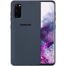 Силикон Original 360 Case Logo Samsung Galaxy S20 (Тёмно-серый)