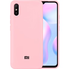 Силикон Original 360 Case Logo Xiaomi Redmi 9A (Розовый)