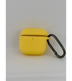 Чехол для наушников Full Silicone Case Apple AirPods 4 (13) Yellow