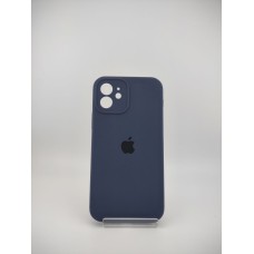 Силикон Original RoundCam Case Apple iPhone 12 (09) Midnight Blue