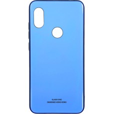 Накладка Glass Case Xiaomi Redmi Note 6 / Note 6 Pro (голубой)