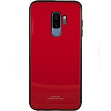 Накладка Glass Case Samsung Galaxy S9 (красный)