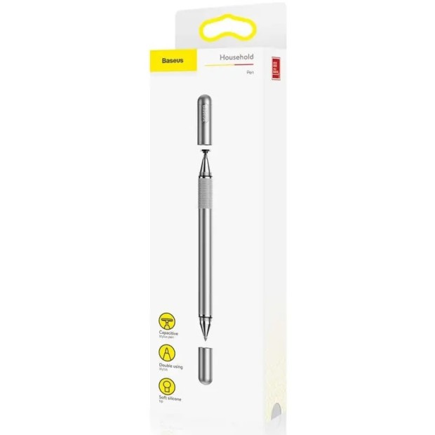 Ручка - стилус BASEUS Golden Cudgel Capacitive Stylus Pen (ACPCL-0S) Silver