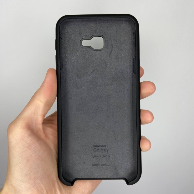 Силікон Original Case Logo Samsung Galaxy J4 Plus (2018) J415 (Чорний)