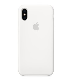 Силиконовый чехол Original Case Apple iPhone X / XS (06) White