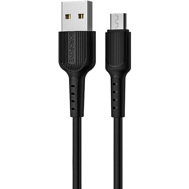 USB-кабель Borofone BX16 (MicroUSB) (Чёрный)