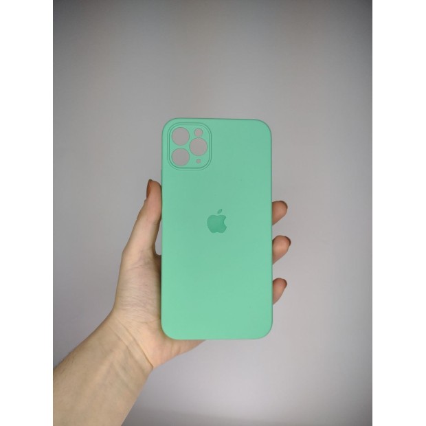 Силикон Original Square RoundCam Case Apple iPhone 11 Pro Max (49) Aquamarine