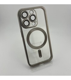 Чехол UMKU Shining with MagSafe Apple iPhone 15 Pro (Graphite)