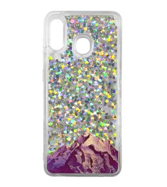 Силикон Liquid Fashion Samsung A20 / A30 (2019) (Mountains)