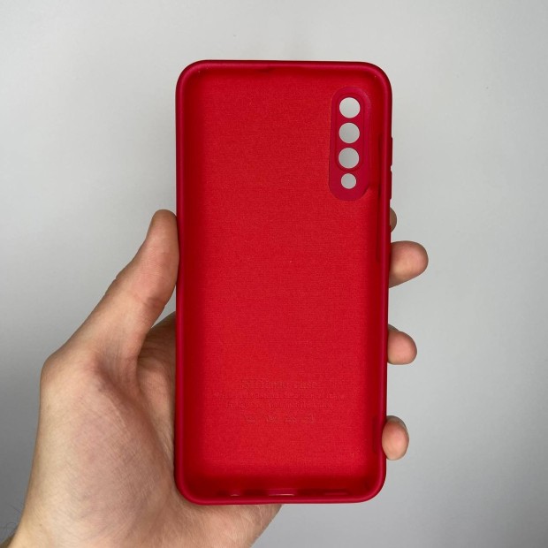 Силикон Original 360 ShutCam Case Samsung Galaxy A30s / A50 / A50s (Тёмно-красный)