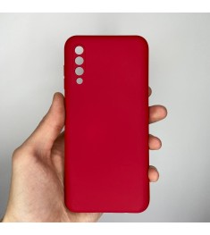 Силикон Original 360 ShutCam Case Samsung Galaxy A30s / A50 / A50s (Тёмно-красны..