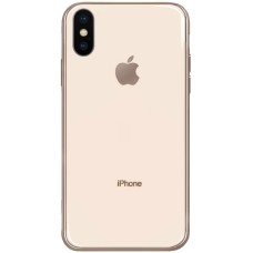 Силиконовый чехол Zefir Case Apple iPhone X / XS (Розово-золотой)
