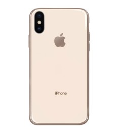 Силиконовый чехол Zefir Case Apple iPhone X / XS (Розово-золотой)