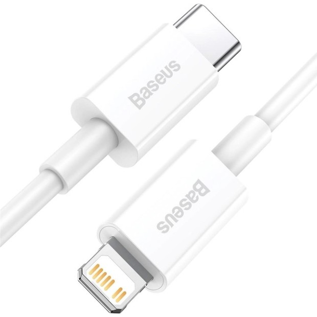 USB-кабель Baseus Superior PD 20W (2m) (Type-C to Lightning) (Белый) CATLYS-C02