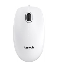 Миша дротова Logitech B100 (910-003360) (Білий)