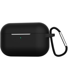 Футляр для наушников Full Silicone Case Apple AirPods Pro (Черный)