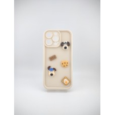Чехол Pretty Things Case Apple iPhone 15 Pro Max (White/Cookie)