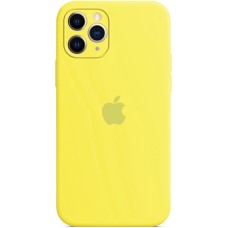 Силікон Original RoundCam Case Apple iPhone 11 Pro Max (47) Lemon