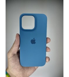 Силикон Original Round Case Apple iPhone 13 Pro (Denim Blue)